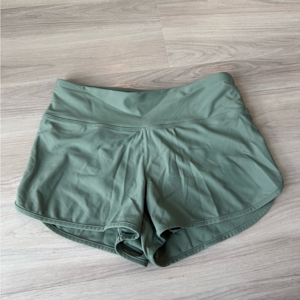 Green Title Nine Swim Shorts